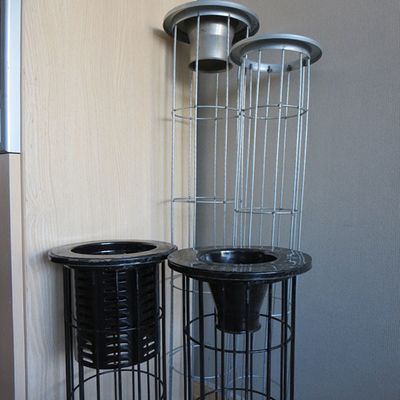 Good price Black Round Shape Filter Bag Cage , philis Dust Collector Filter Cage online