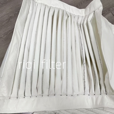 Good price Synthetic Frameless Pocket Filter Dust Collector Bags 1.5mm To 2.2 Mm online