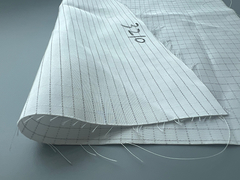 Anti-static filter cloth with stainless steel