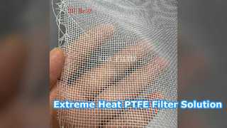 High Temperature PTFE Filter Cloth Acid Resistant Solution